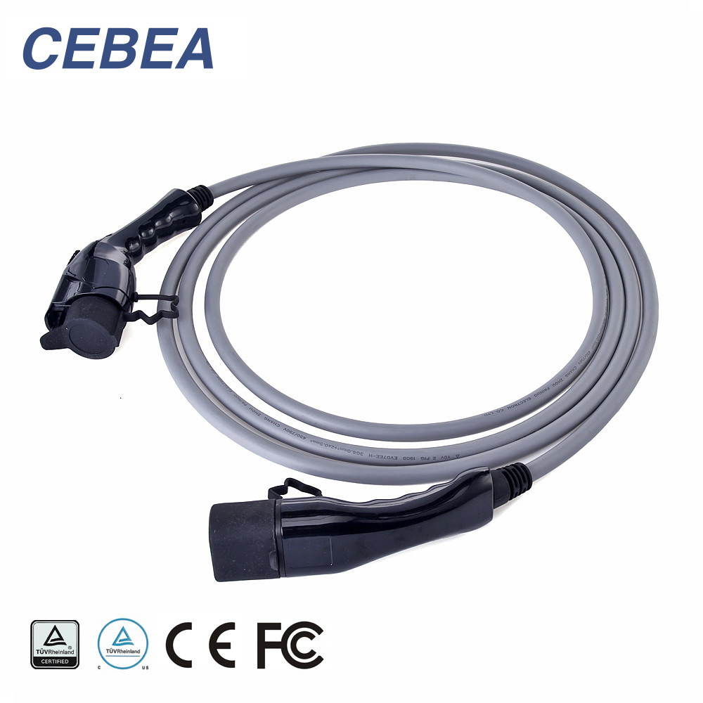 IEC 62196 16A EV Charger Cable Replacement Ev Charging Level 2 3.5kW