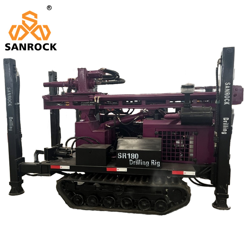 Hydraulic Water Well Drill Machine Mud Pump BW160/10 2.0m Drill Rod Length Small Water Drilling Rig