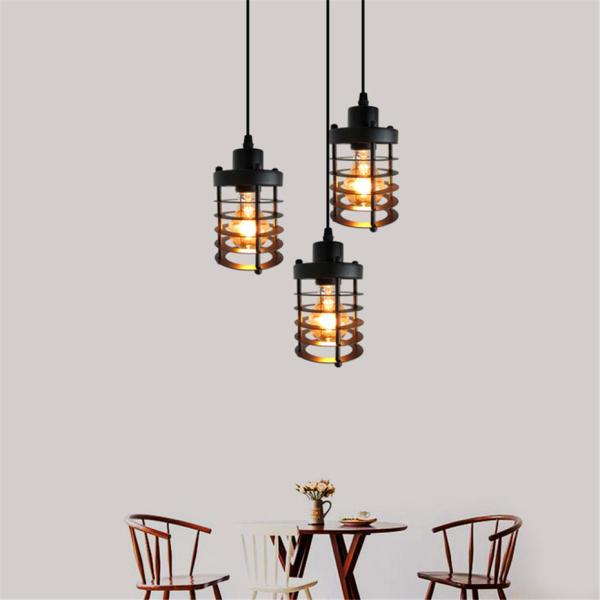 American style Edison pendent lamp single-headed bar creative retro bedroom