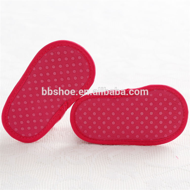 Simple designed infant Sandals Casual Newborn Slipper baby shoes for Girl