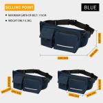 Fashionable Pillow Shape Waterproof Waist Bag For Men OEM & ODM