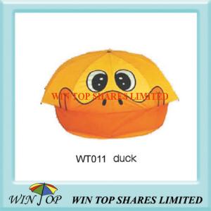 Quality 18&quot; Orange and Yellow Duck Cartoon Umbrella wholesale