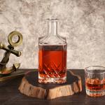 Acceptable Customer's Logo 500ml Clear Glass Brandy XO Liquor Wine Bottle with