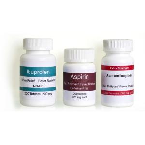 Quality Waterproof Pantone Color Medication Warning Labels , Aspirin Warning Label wholesale