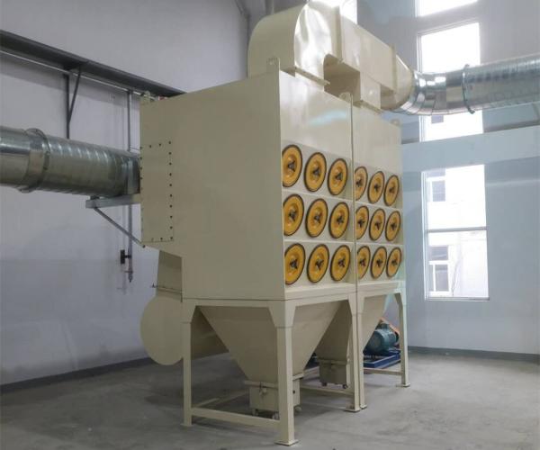 Sand Blast Room Dust Collector Machine , Cartridge Filter Industrial Dust