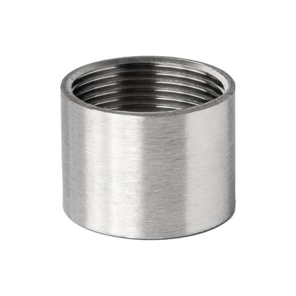 F304L Coupling Stainless Steel Screwed Pipe Fittings Socket Pipe Connection
