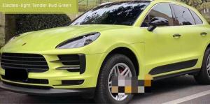 Quality PET Swipeable 60µM Light Bud Green Car Vinyl Wrap Clear Removable Acrylic Adhesive wholesale