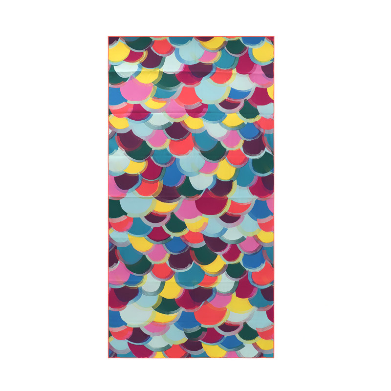 OEM Suede Microfiber Beach Towel Swimming Blanket For Sand Free