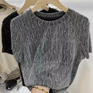 Quality 250G/Sqm Tear Resistant Velour Material Rhinestone OEKO TEX Luxury Velvet Upholstery Fabric wholesale