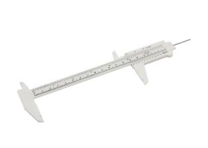 Quality Plastic Vernier Tattoo Accessories Eyebrow Measuring Calipers wholesale