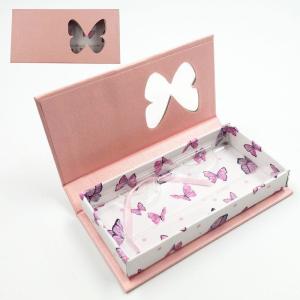 Quality Customized Magnetic Cardboard Box False Nail Packaging Box With Window Book Shape wholesale