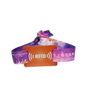 Quality 13.56Mhz RFID Concert Wristbands RFID Event Wristband With Customized Logo wholesale