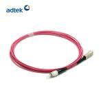 SC/UPC-FC/UPC Duplex 2.0mm 50/125 OM4 3M PVC/LSZH Violet Patch Cord