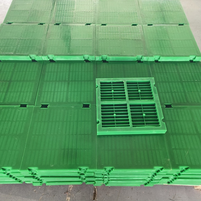 Vibrating Linear Polyurethane Screen Panels PU Silicon Ore Sieve Plate