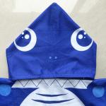 Summer Hot Sell Microfiber Poncho Kids Wholesale Kid Hooded Surf Poncho Beach