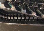 Low Elongation Rubber Crawler Tracks , Anti Slip Rubber Excavator Tracks