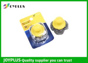 Quality Eco Friendly Stainless Steel Cleaning Pads , Kitchen Scouring Pad With Handle wholesale
