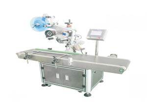 Quality Automatic Stickers Label Printer Digital Care Flat Woven Bottle Cans Bar Code Opp Bag Labeling Machine wholesale