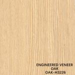 Copy White Oak Straight Wood Grain H3226 Man Made Wood Veneer For Wall Covering