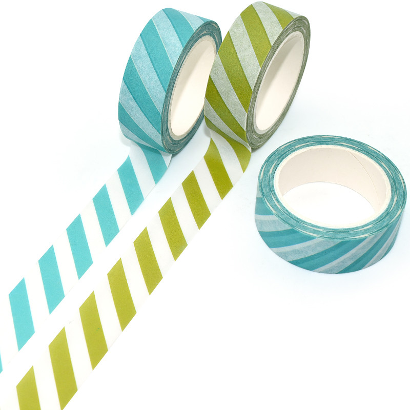 Writing Printed Custom Japanese Paper Gift Box Decoration Tropical Breeze Washi Tape