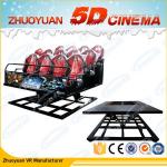 Energy Saving Accurate Platform 5D Cinema Theatre With 6 / 8 / 9 / 12 Players