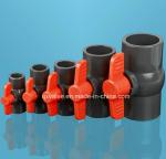 Water Media UPVC Plastic Socket Water Valve Pool Valve PVC Ball Valve for Blow
