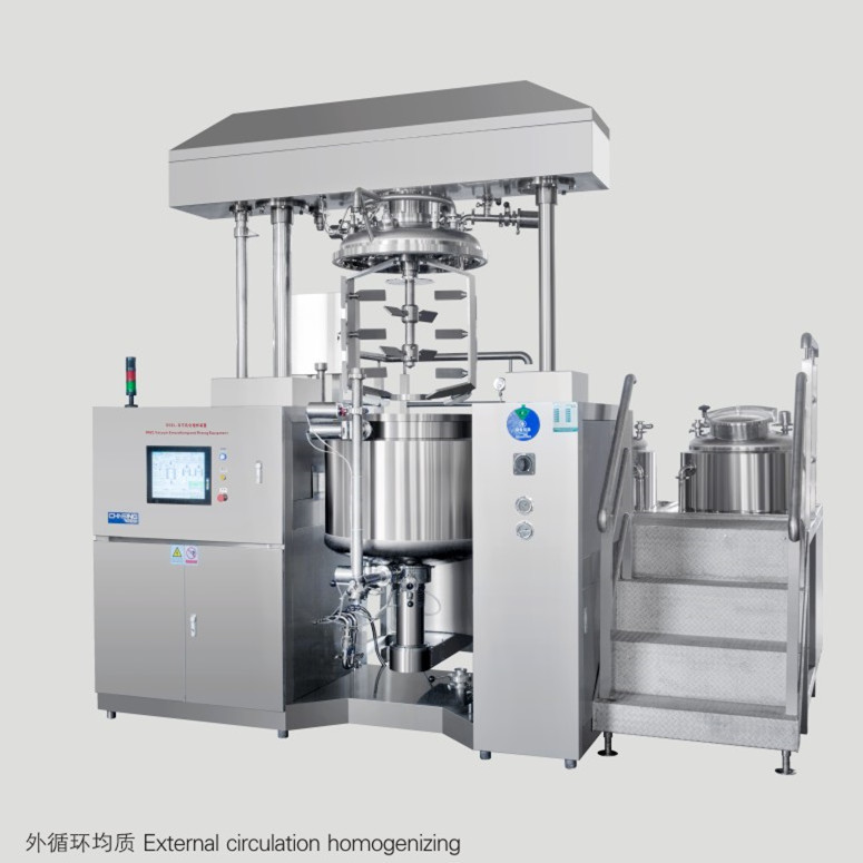 SUS316L 200L Cosmetic Emulsifier Mixer For Chasing Shampoo Lotion Facial Cream
