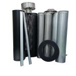 CE Silver Color 1200mm SS 6 Galvanized Stove Chimney Pipe