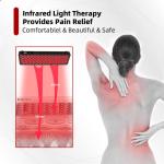 UK Power Adapter Infrared Red Light Therapy Device for Treatment Area 3-18