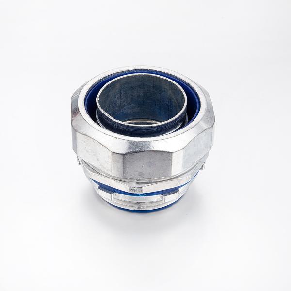 Straight Liquid Tight Flexible Metal Conduit Connector With Blue Gasket
