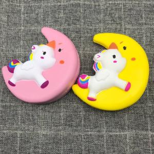 Quality Squishy Toys Cute Moon Unicorn Scented Cream Slow Rising Squeeze Decompression Toys wholesale