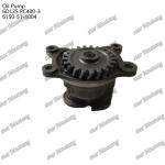 Oil pump 6D125 PC400-3 flat 6150-51-1004