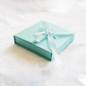 Quality Luxury Paper Gift Jewelry Box Custom Logo Printed With Velvet Insert wholesale