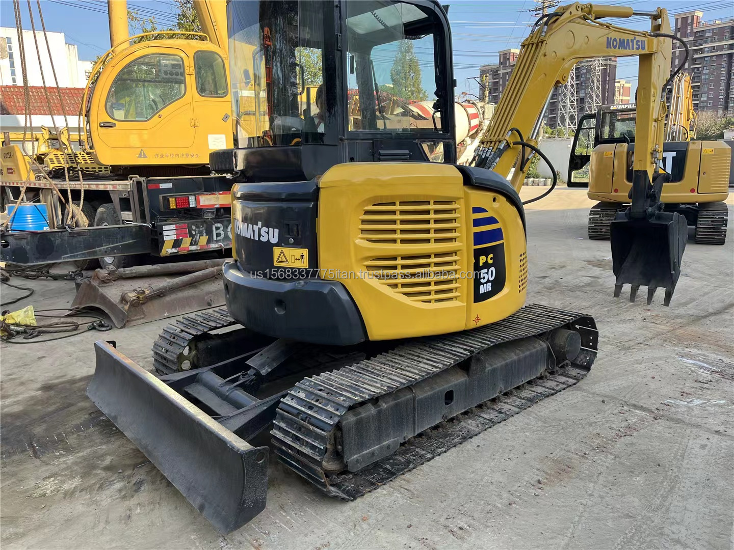 Original Hydraulic Pump 5Ton Mini Digger Crawler Excavator with 0-2000 Working Hours