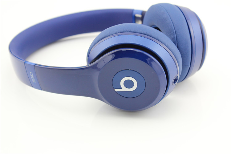 Beats Solo2 Gloss Blue Headphones Beats By Dre Wired Headphones with seal box