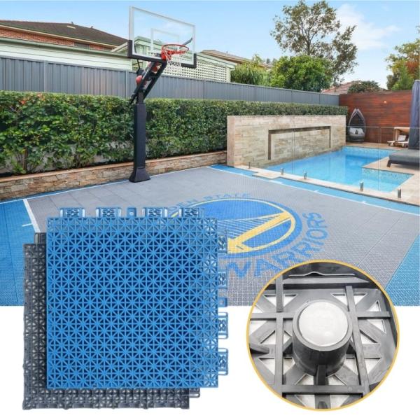 Tartan PP Outdoor Sports Tiles for Basketball Skating Table Tennis Volleyball