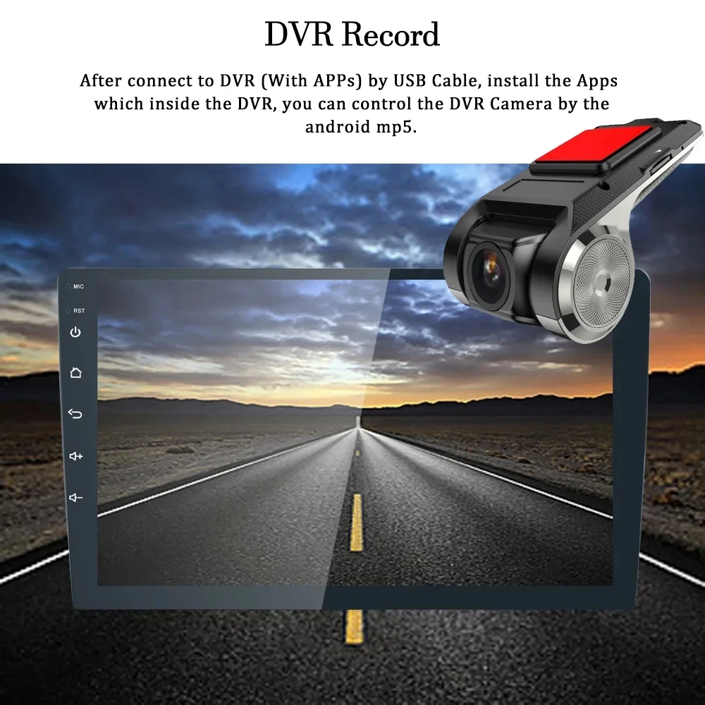 Universal 1Din Car DVD MP3 MP4 Player Built-in WiFi Connection Car Monitor MP5 Stereo