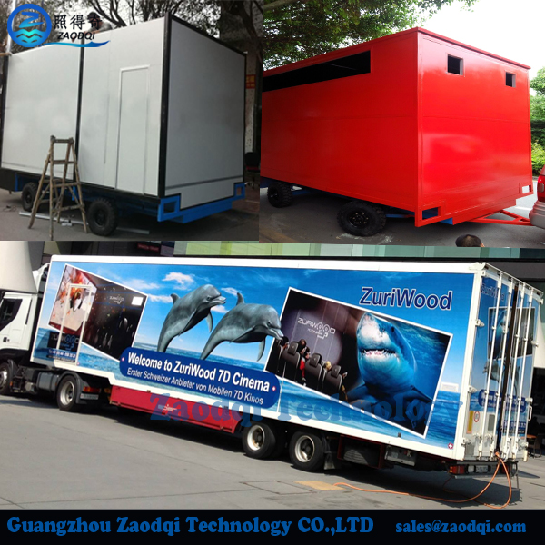 hot sale 5d cinema 5d theatre hydraulic, truck mobile 3d 4d 5d 6d 7d cinema 7d 9d