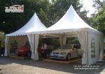 Transparent Event Pagoda Gazebo Tent , Aluminum Frame Removable Equipment