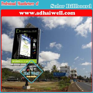 Quality Green Power Solar Solution Advertising Billboard Display wholesale