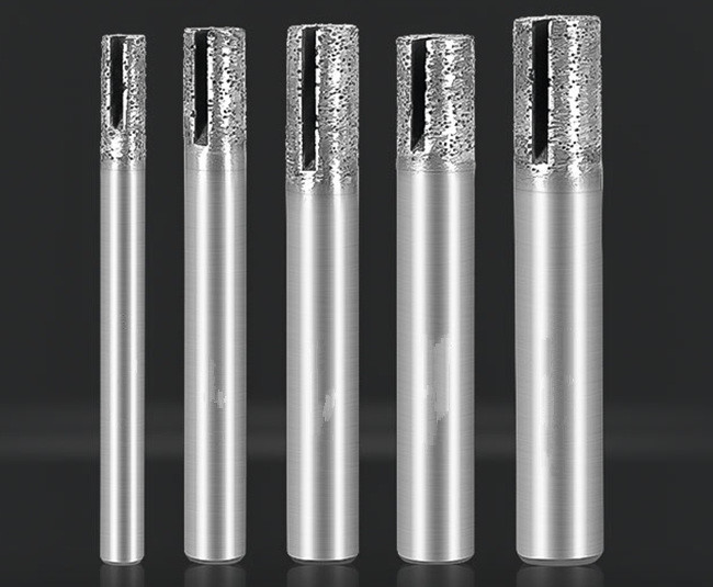 Cel 15mm 20mm Granite CNC Engraving Tool Bits Groved Sintered