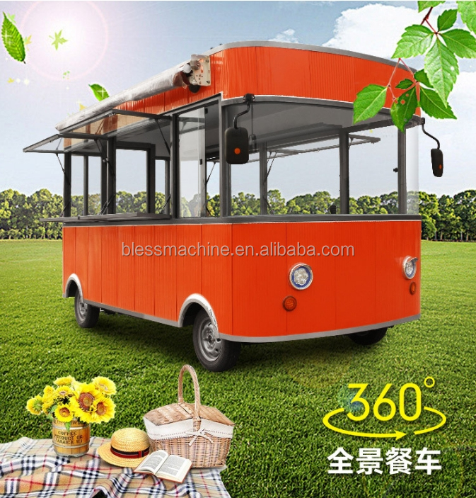 Outdoor 3 or 4 Wheels Food Cart for Garment Shops and Meat Processing Plants