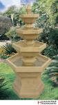 61 Inch Four Tiers Landscape Tiered Water Fountain