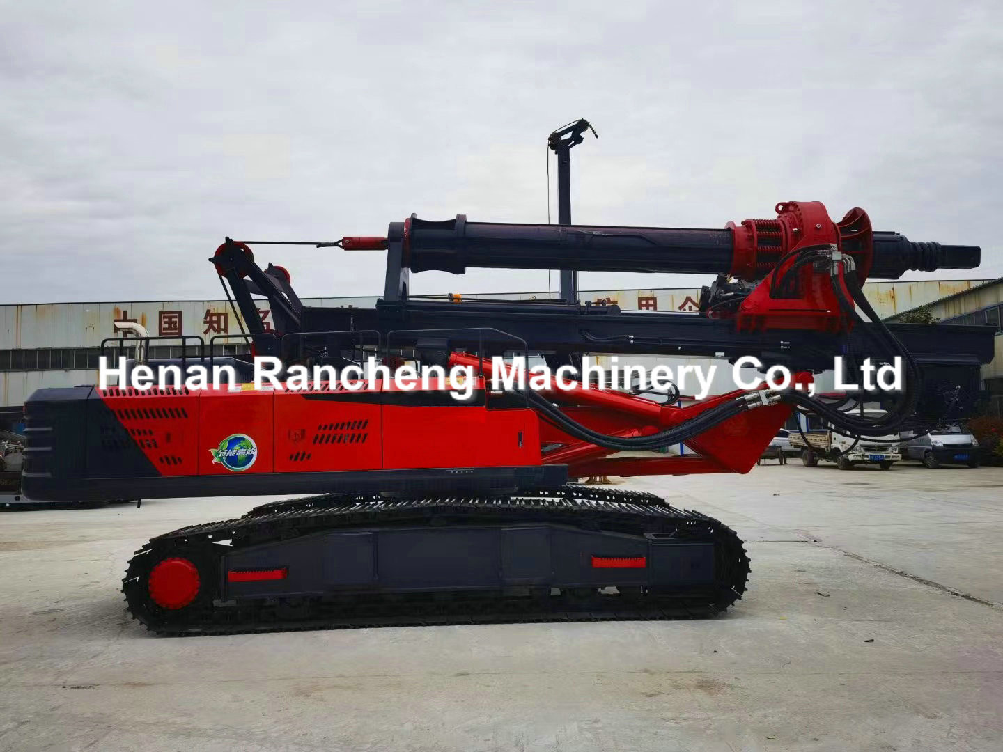 Hydraulic Small Rotary Drilling Rig 15m Bore Depth 110KW Diesel Engine