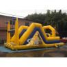 Buy cheap Outdoor 12 mts Long Children Brumbies Ruby Inflatable Obstacle Course Made Of from wholesalers