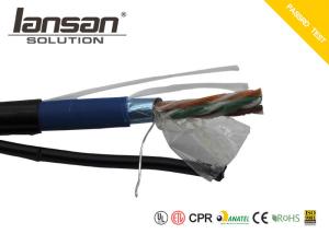 Quality BC Outdoor UTP Cat5e Cable FTP 24AWG PVC PE With Messenger Jelly wholesale