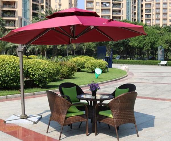 Leisure Aluminium Outdoor Garden wicker chair Poly Rattan chair patio Backyard