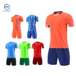 High-quality Quick-drying Polyester Training Sportswear T-shirt Plain Jersey Set