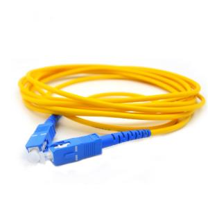 Quality 12 Core OM3 Ribbon Cable MPO To LC Fiber Optic Patch Cord wholesale