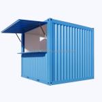 10FT Mini Pop-up Container House for Coffee Shop Bar Fast-Food Restaurant